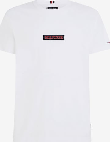 T-Shirt TOMMY HILFIGER en blanc : devant