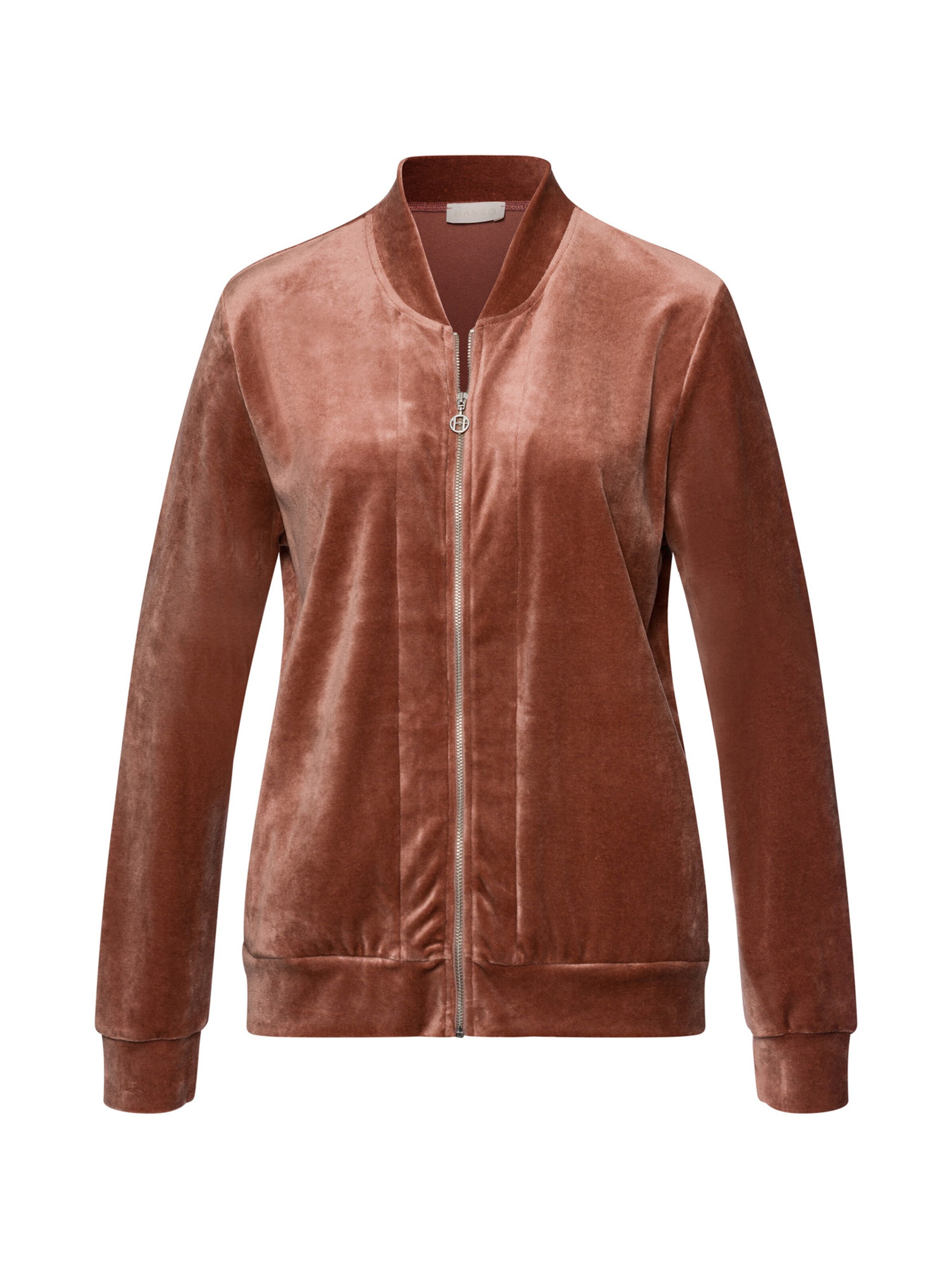 Veste de survêtement ' Favourites ' Hanro en bronze : devant