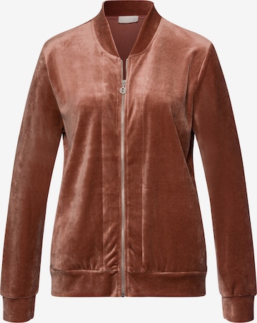 Veste de survêtement ' Favourites ' Hanro en bronze : devant