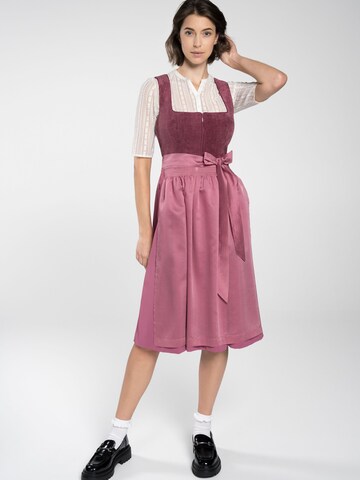 SPIETH & WENSKY Dirndl 'Dasing' in Pink: front