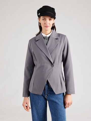 PIECES Blazer 'PCFALKA' in Grey: front