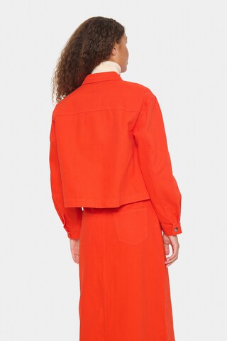 Veste mi-saison 'Ilu' SAINT TROPEZ en rouge