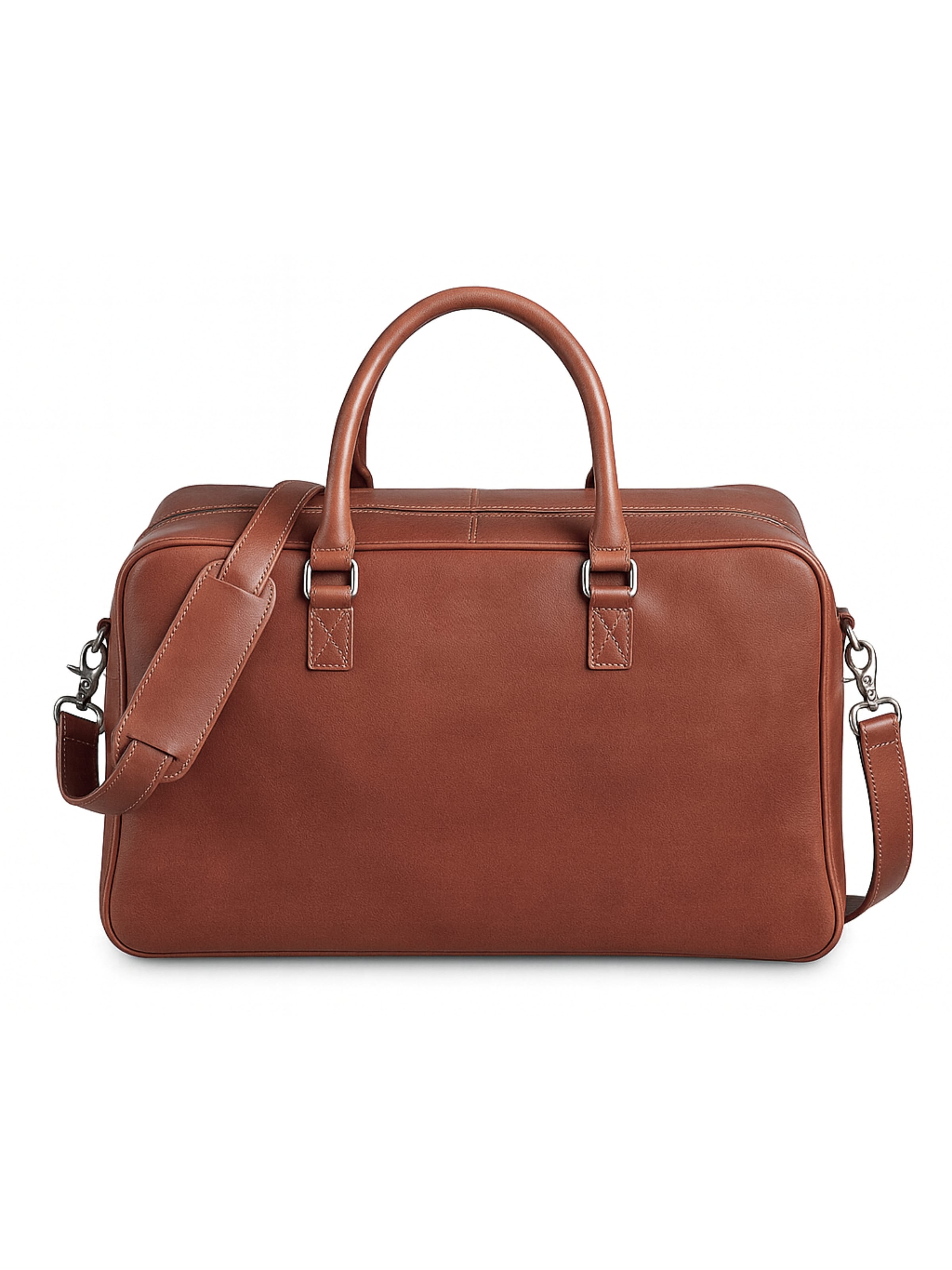 PURE Studios - Bolsa de viaje 'CANOPUS' en marrón: frente