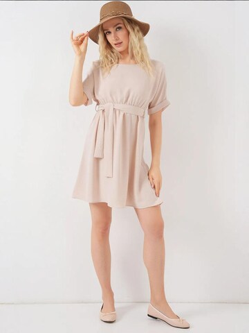 Bigdart Dress in White