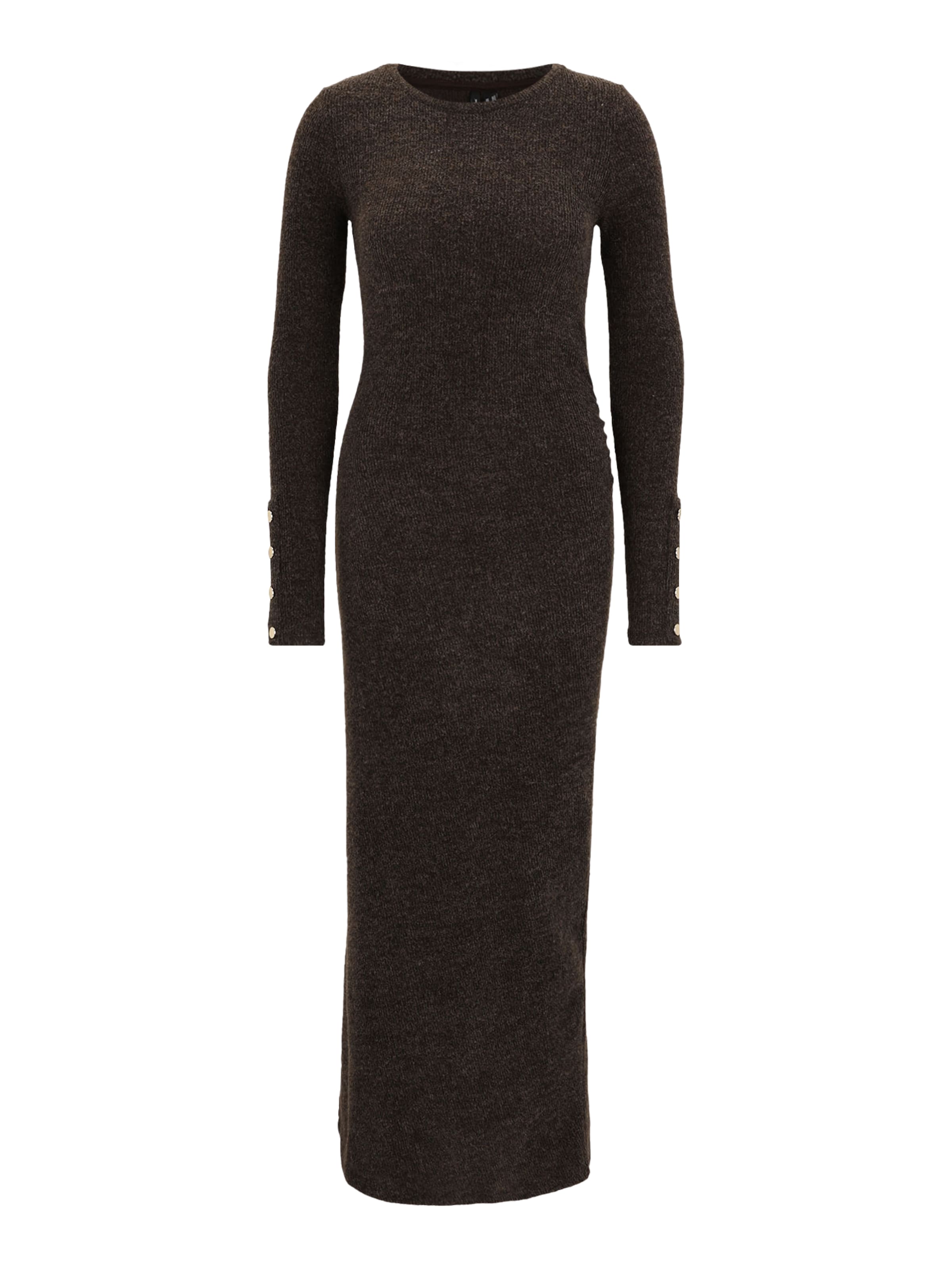 Vero Moda Tall Плетена рокля 'VMHANZO' в кафяво: отпред