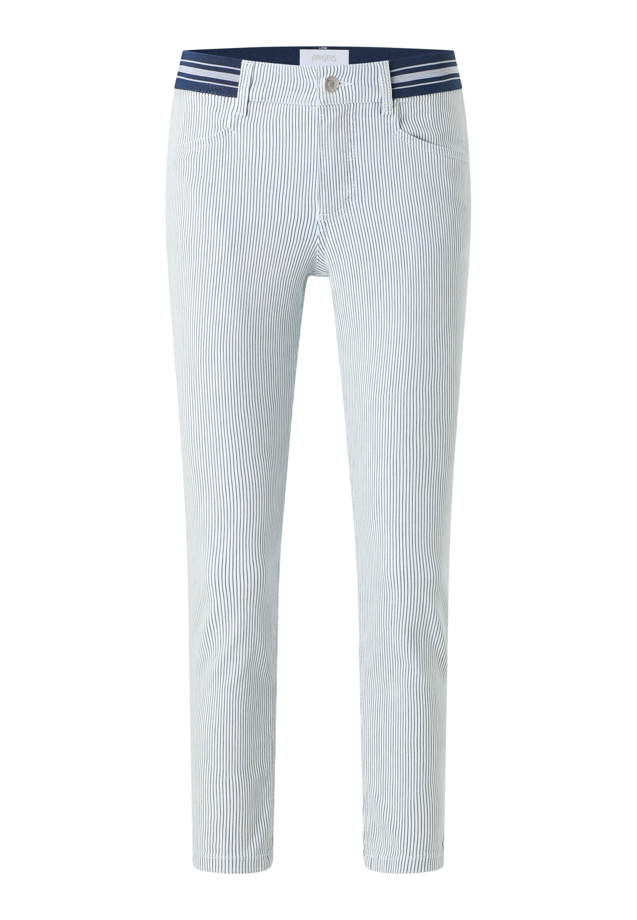 Coupe slim Jean 'Ornella' Angels en bleu : devant