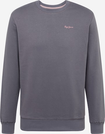 Pepe Jeans Sweatshirt 'SHANE' in Grey: front