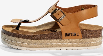 smėlio Bayton Šlepetės per pirštą 'CELIANE': priekis