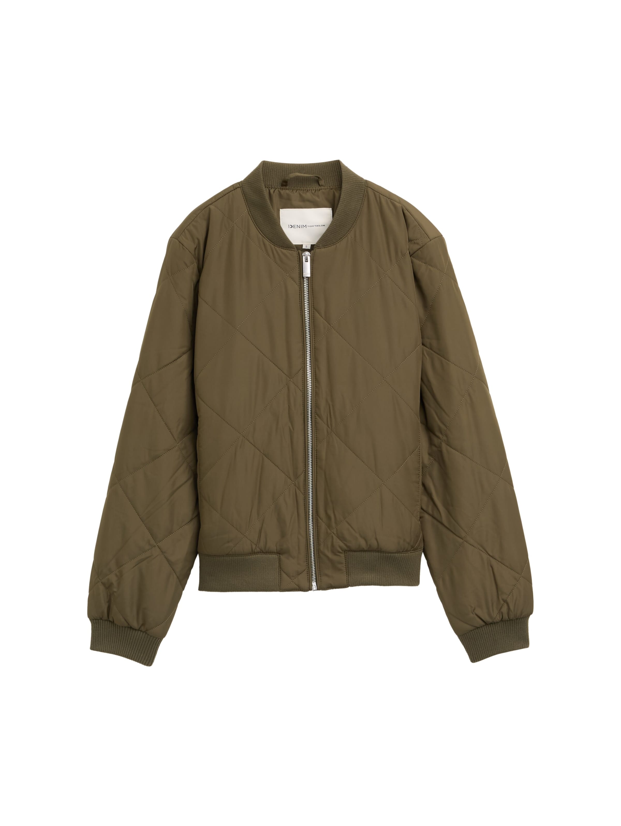 TOM TAILOR DENIM Between-Season Jacket in Green: front