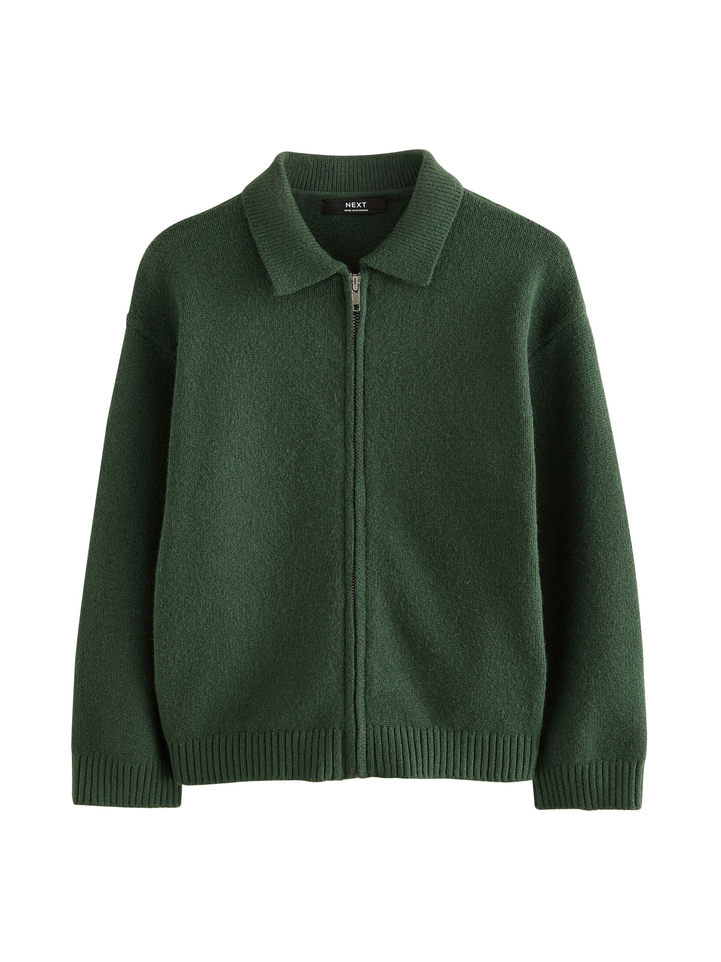 Next Knit cardigan in Green: front