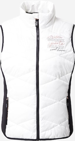 Soccx Bodywarmer in Wit: voorkant