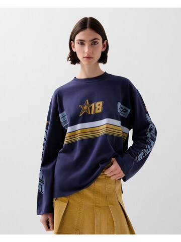 Scalpers Shirt 'Scracing' in Blau: Vorderseite