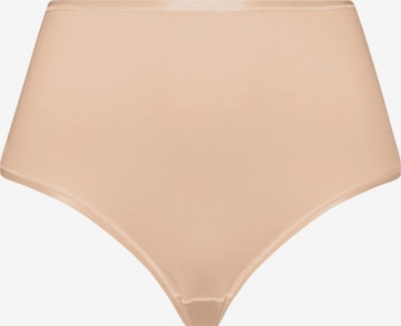 Hanro Panty 'Cotton Seamless' in Beige: front