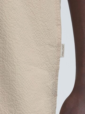 BLEND Comfort fit Button Up Shirt ' BHAvan ' in Beige