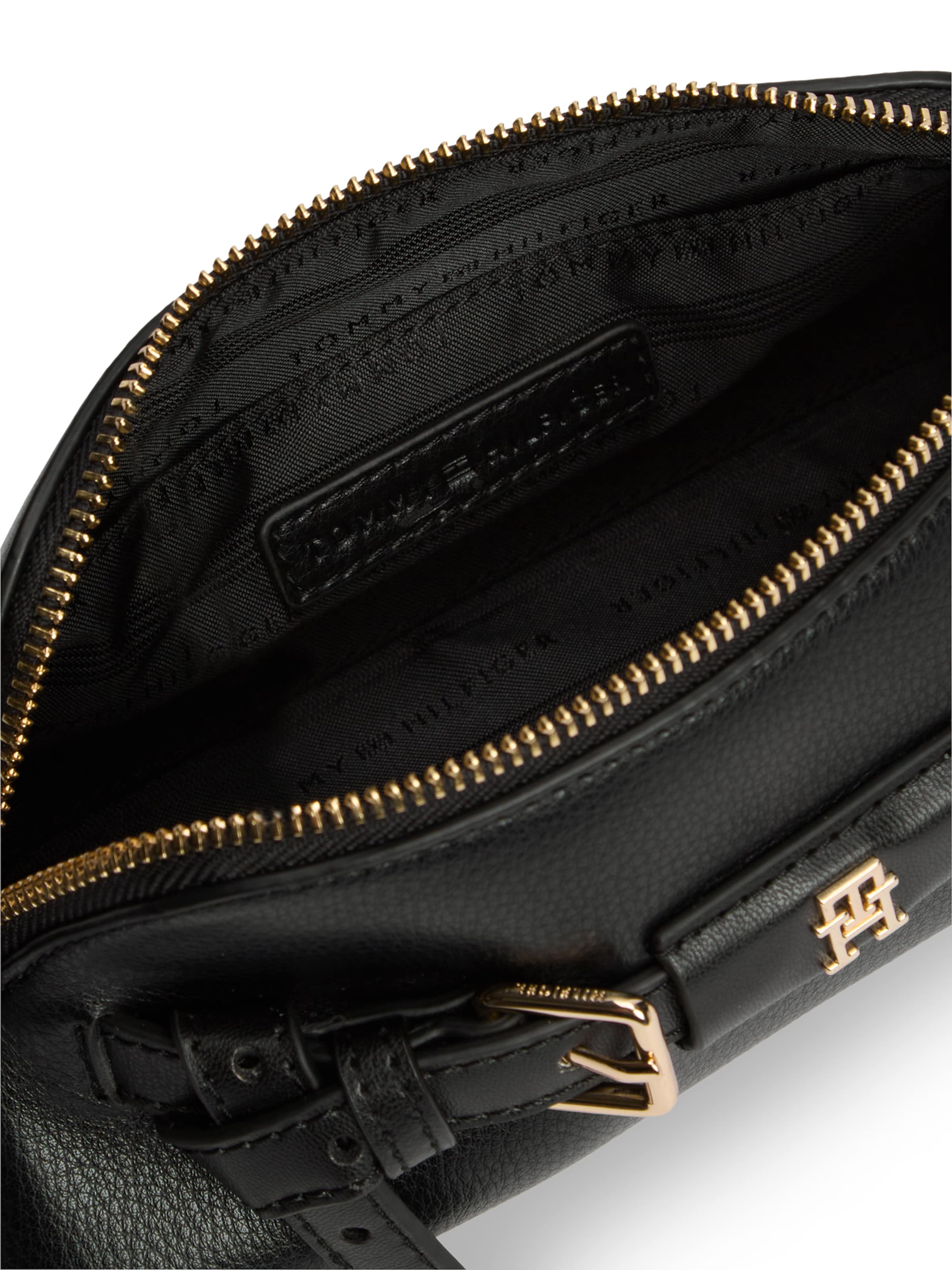 TOMMY HILFIGER Torba za čez ramo | črna barva