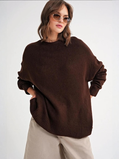 MixRay Kampsun 'Pullover' S-M suuruses pruun, Tootevaade