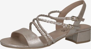 CAPRICE Sandals in Gold: front