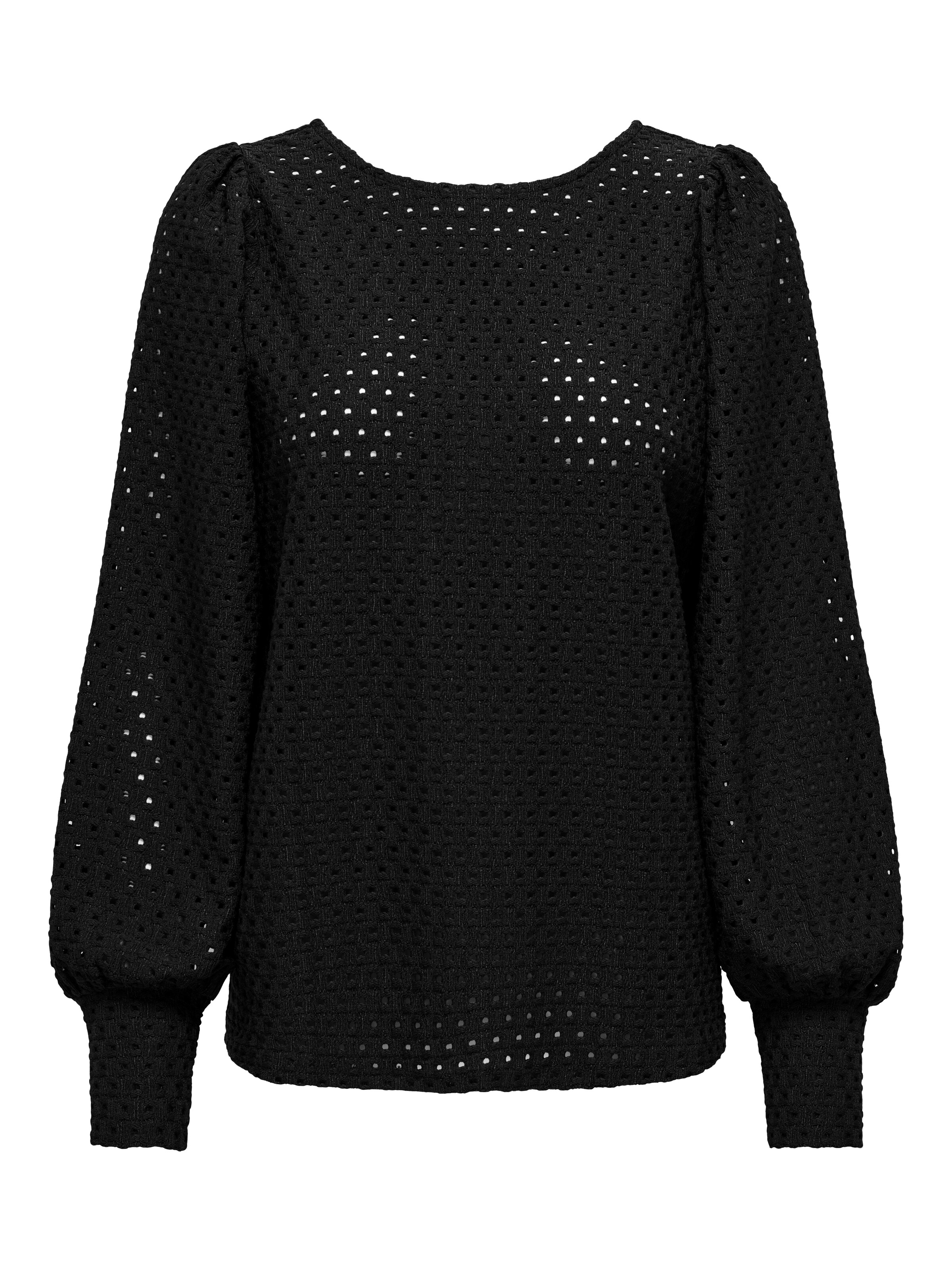 ONLY Póló 'ONLElisa' - fekete: elől