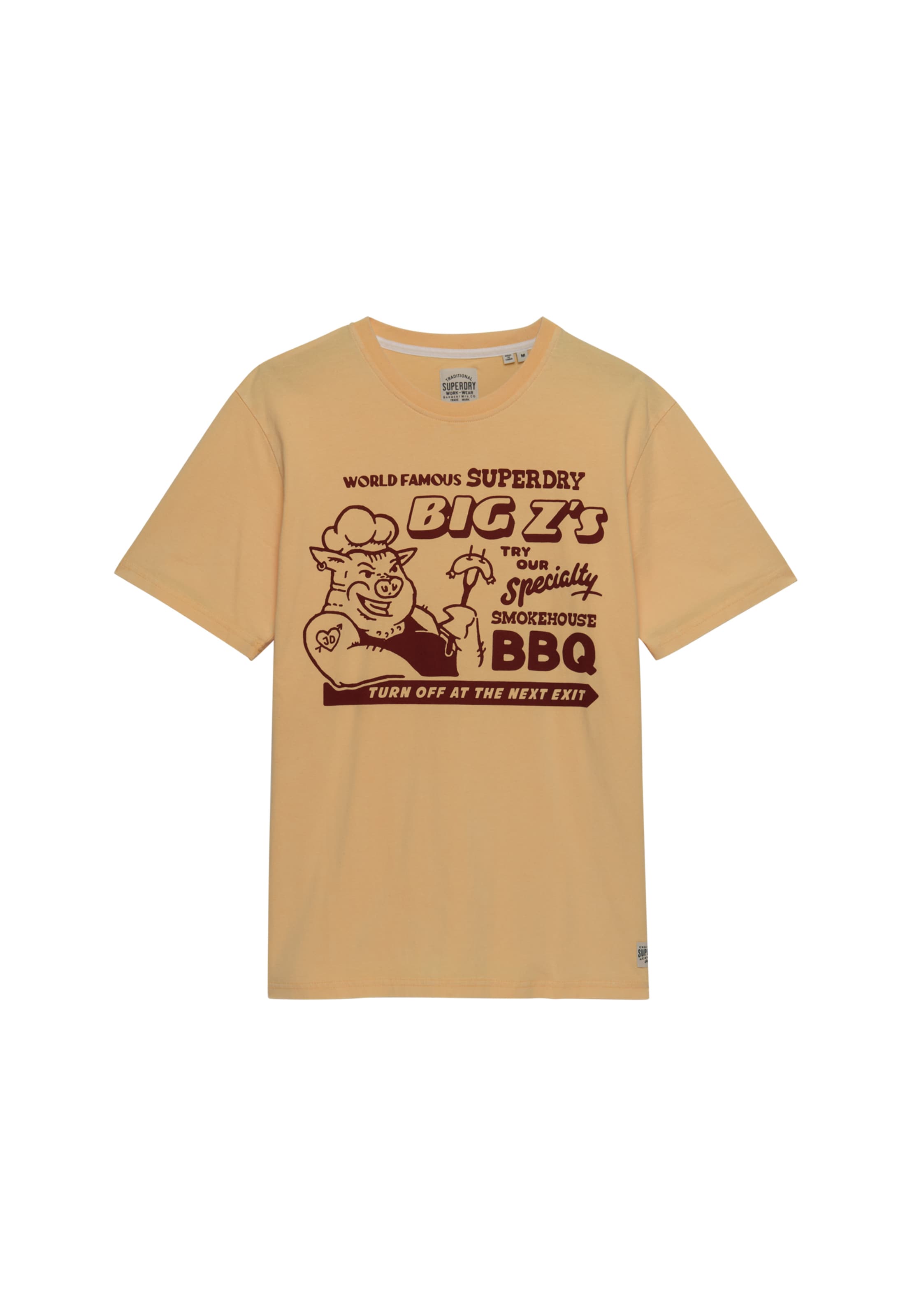 Superdry & Co Shirt in Geel: voorkant