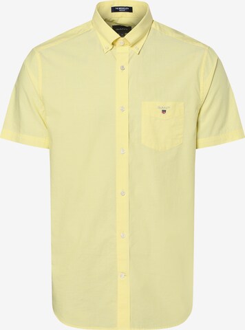GANT Comfort fit Button Up Shirt in Yellow: front