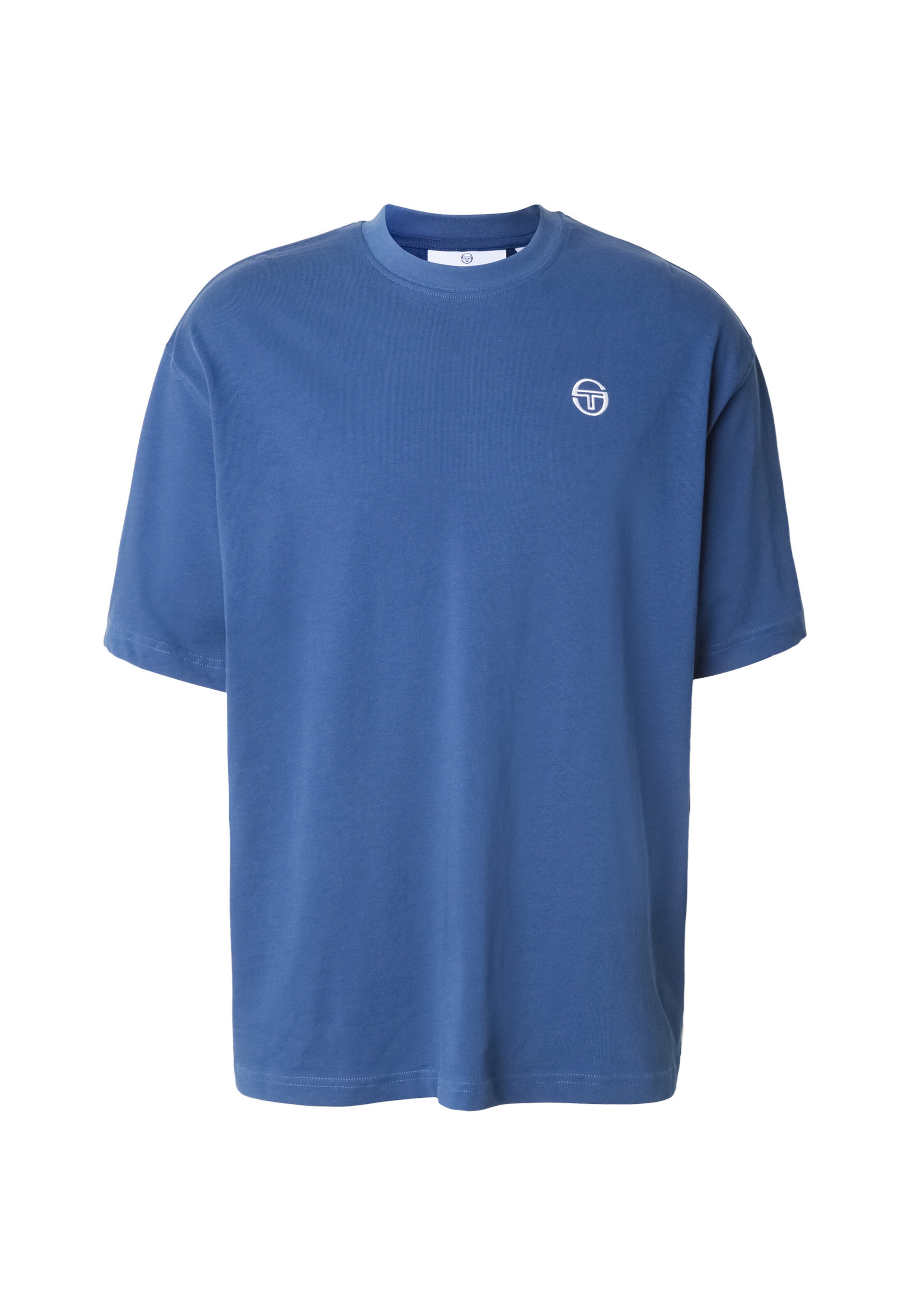 Sergio Tacchini - Camisa 'Sosimo' em azul: frente