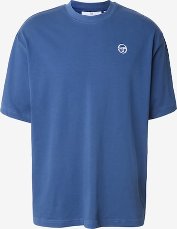 Sergio Tacchini - Camisa 'Sosimo' em azul: frente