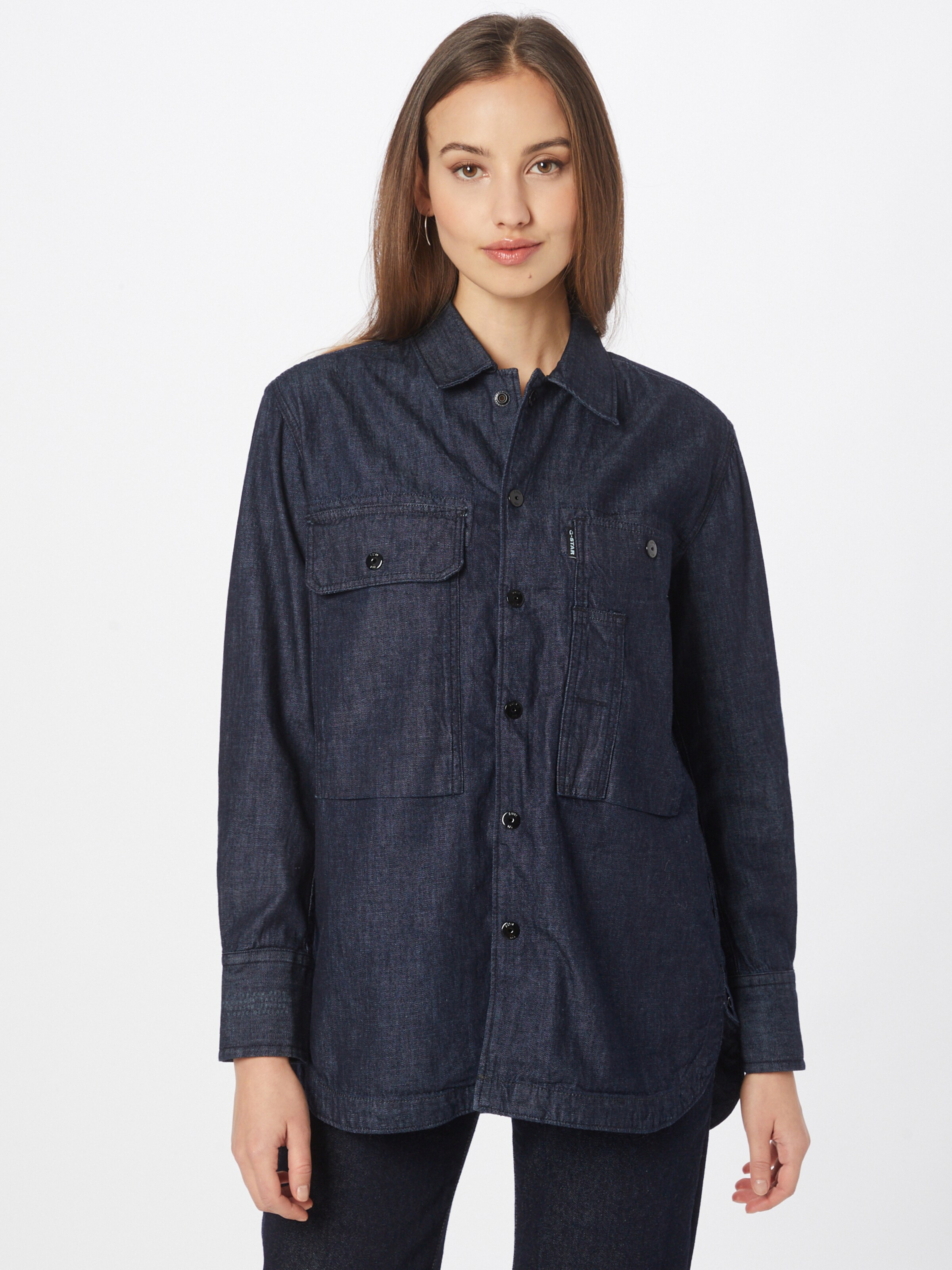 Frauen Blusen & Tuniken G-Star RAW Bluse in Navy - RY09735 Frauen Blusen & Tuniken G-Star RAW Bluse in Navy - RY09735