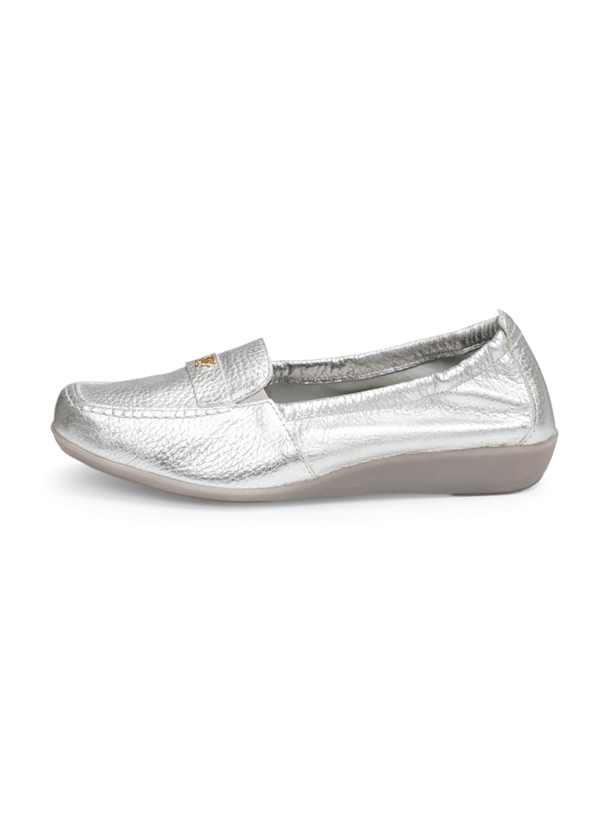 VITAFORM Moccasins in Silver