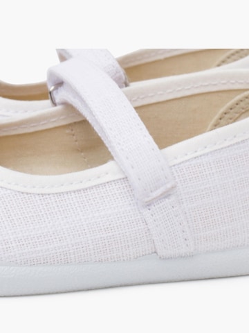 Ballerines Pisamonas en blanc