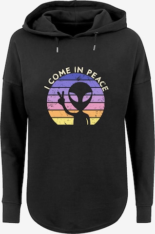 Pull-over 'Alien Peace Sunset' F4NT4STIC en noir : devant