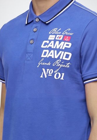 CAMP DAVID Μπλουζάκι σε μπλε