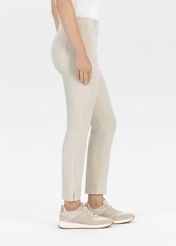 STEHMANN Slimfit Hose in Weiß
