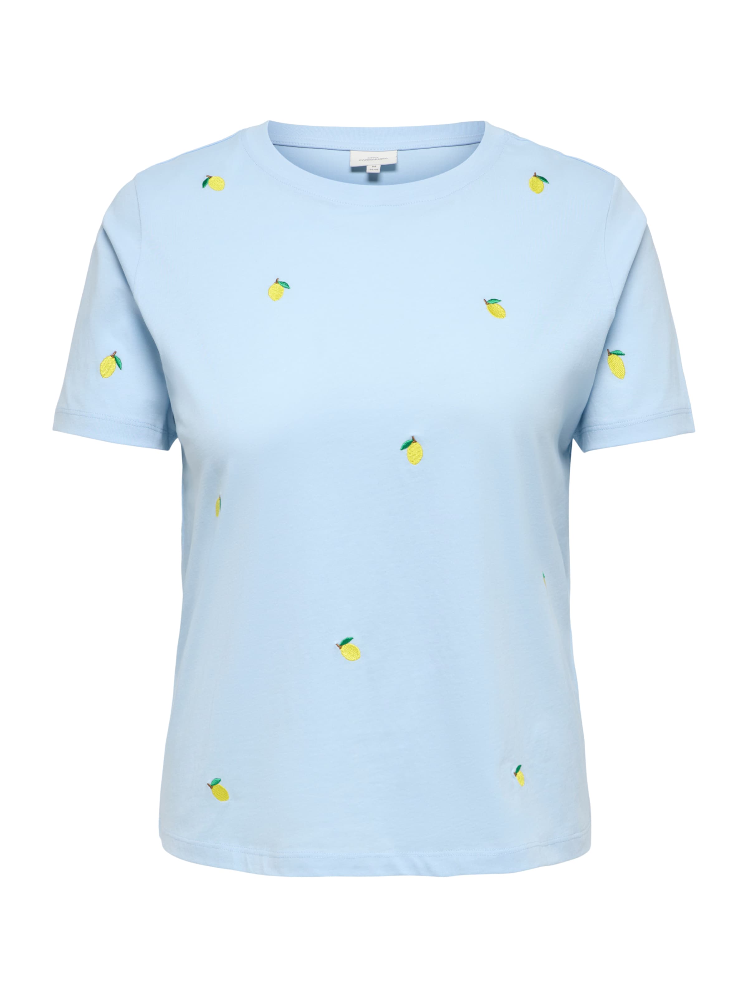 ONLY Carmakoma Camiseta 'CARKETTY' en azul claro / amarillo / verde, Vista del producto