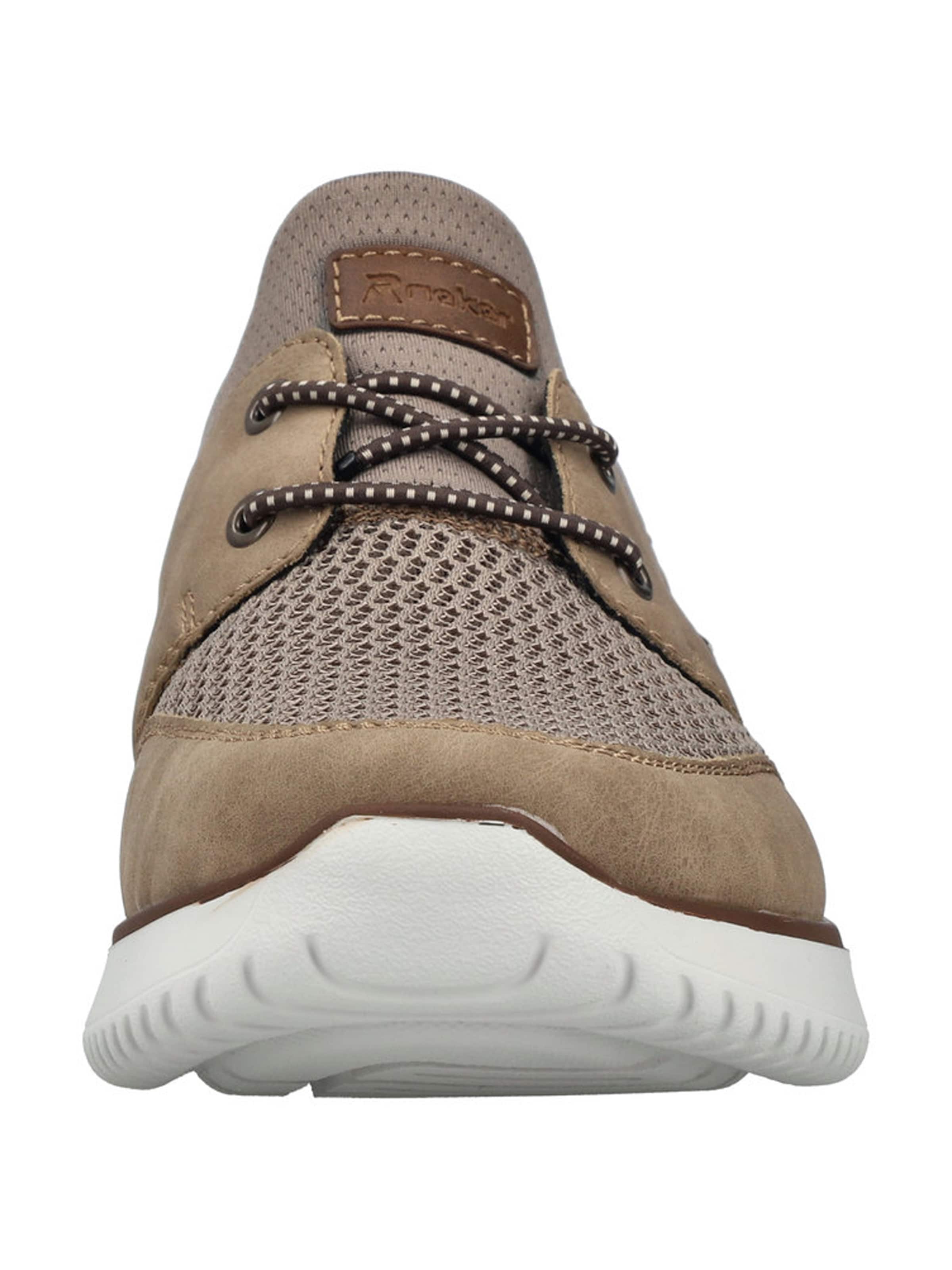 Rieker Sportovní šněrovací boty – béžová