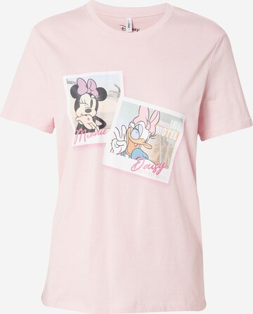 ONLY T-Shirt 'DISNEY' in Pink: predná strana