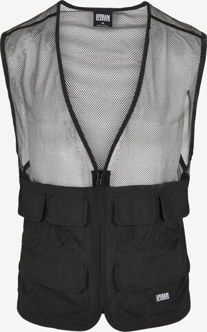 Urban Classics Vest in Black: front