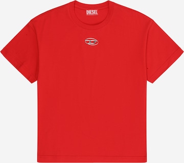 DIESEL Футболка в Красный: спереди