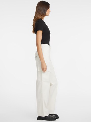 GUESS Wide Leg Hose in Weiß