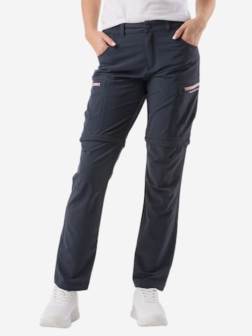 SWEDEMOUNT Outdoorbroek 'Glittertind' in Grijs: voorkant