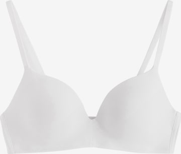 Lindex T-shirt Bra 'Flora Theresia' in White: front