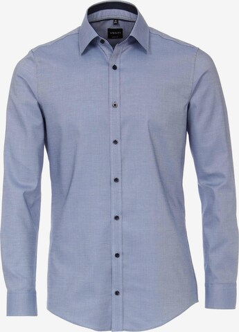 VENTI Button Up Shirt in Blue: front