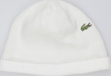LACOSTE Hat & Cap in One size in White: front