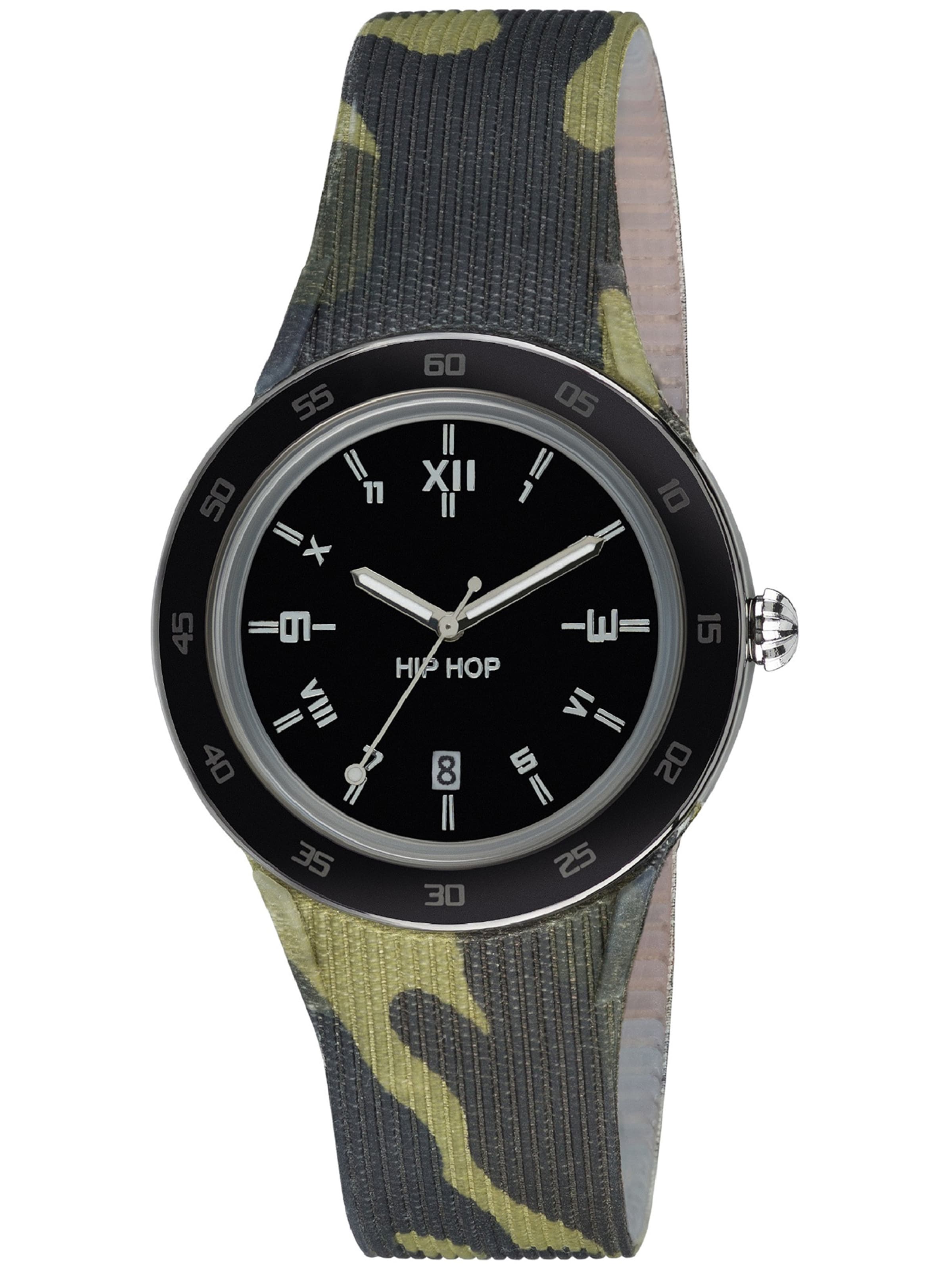 Hip Hop Analoog horloge in Gemengde kleuren: voorkant