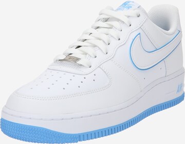 Nike Sportswear Matalavartiset tennarit 'AIR FORCE 1 07' värissä valkoinen: edessä