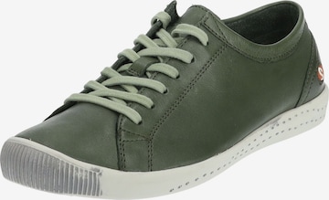 Softinos Sneakers laag in Groen: voorkant