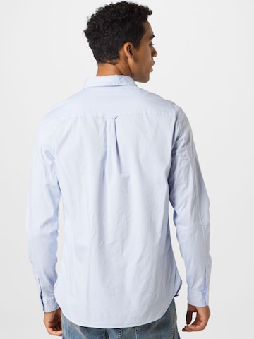 AllSaints Regular fit Button Up Shirt in Blue