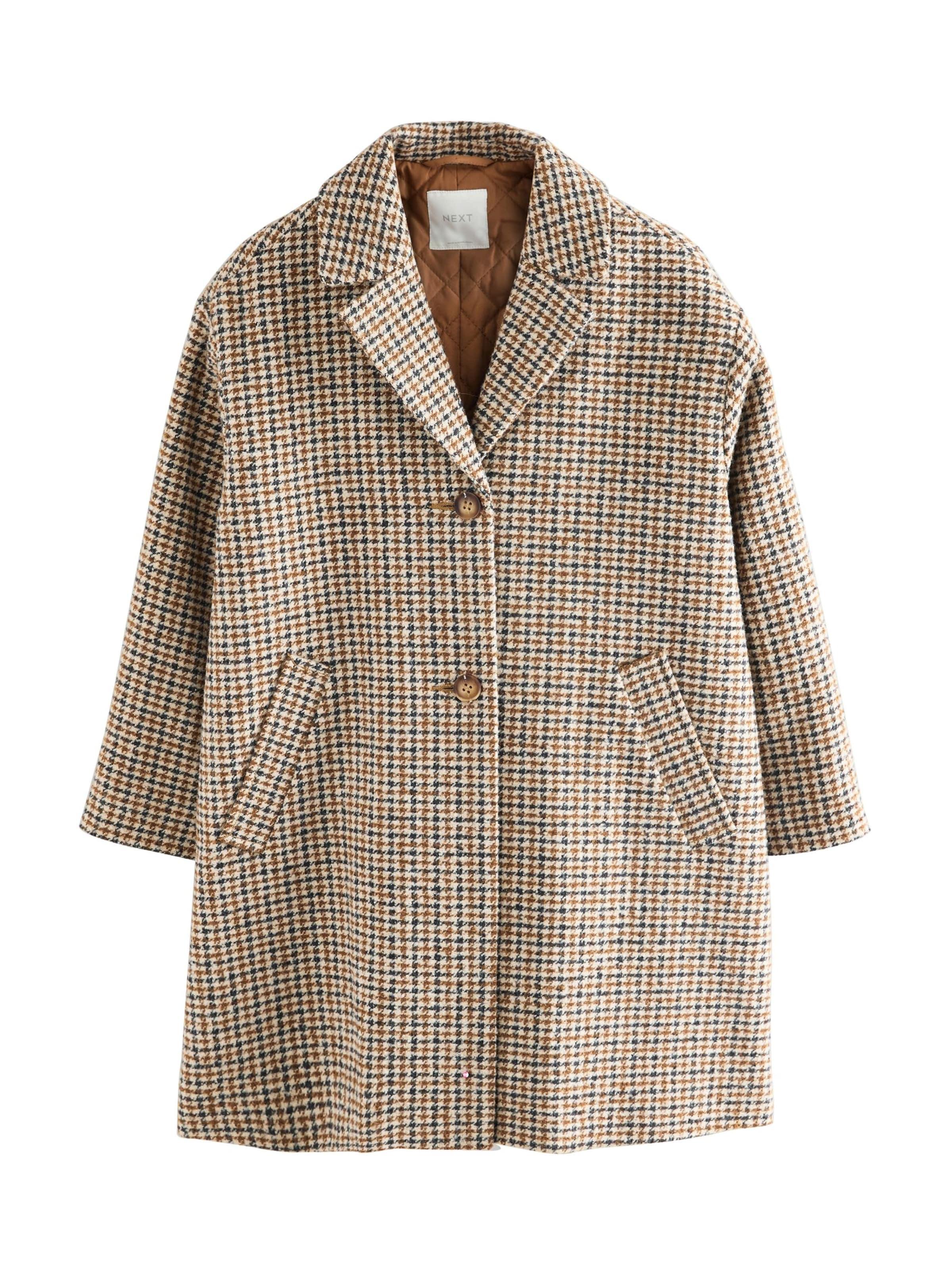 Next Płaszcz w kolorze brązowy: przód