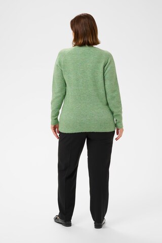 KAFFE CURVE Sweater 'KCNiela' in Green