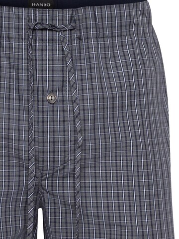 Hanro Pyjama kort 'Night & Day' in Blauw
