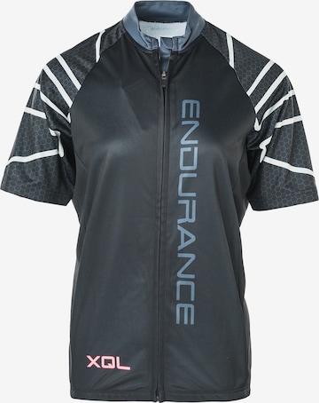ENDURANCE Tricot 'Genevieve W Cycling' in Zwart: voorkant